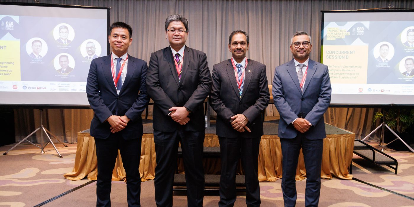 CEO FORUM 2022: Strengthening Malaysia as a Global Logistics Hub